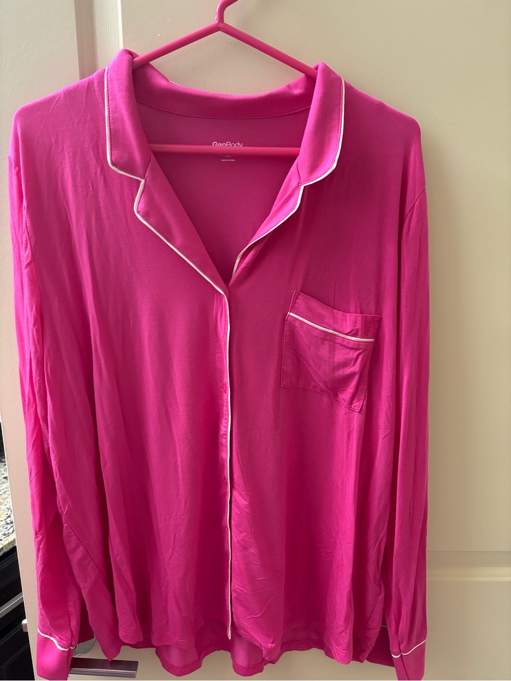 Gap Body pink pajama set never worn XL